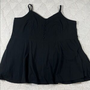 Torrid Adjustable Straps Peplum Cami